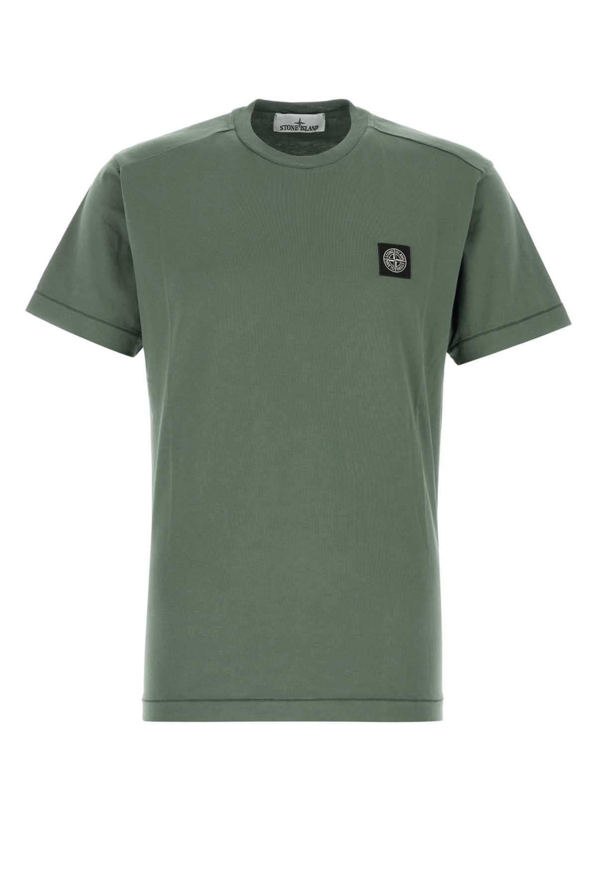 Stone Island Cotton T - shirt — Green