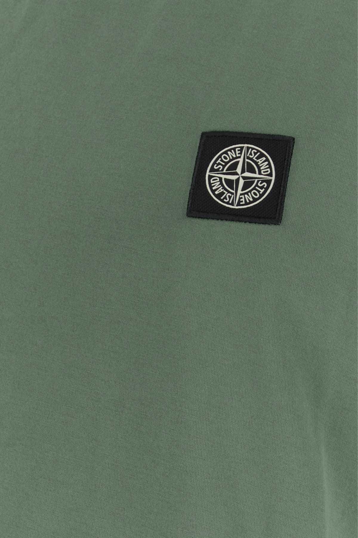 Stone Island Cotton T - shirt — Green