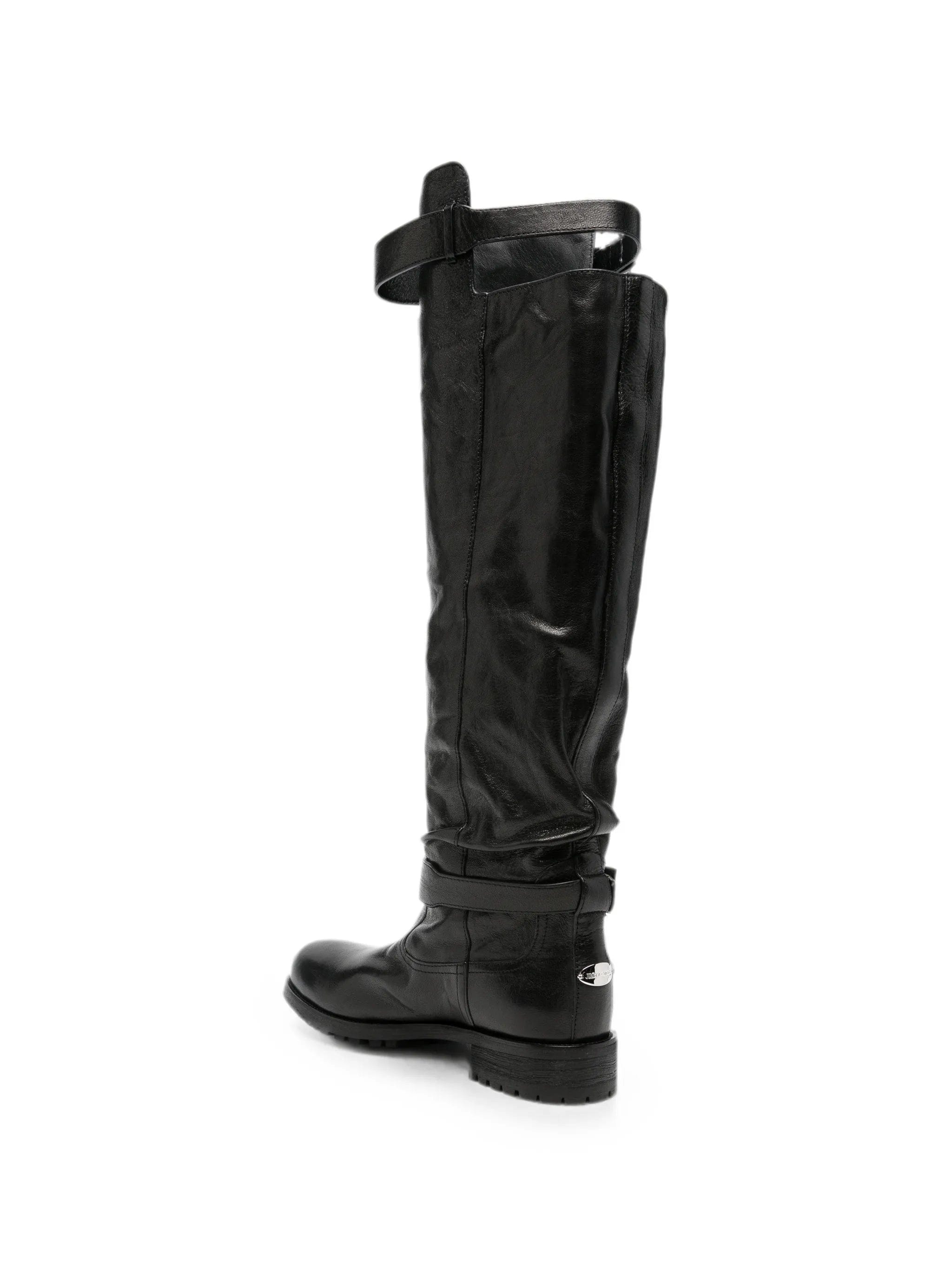 Jimmy Choo buckle - detail knee - high boots