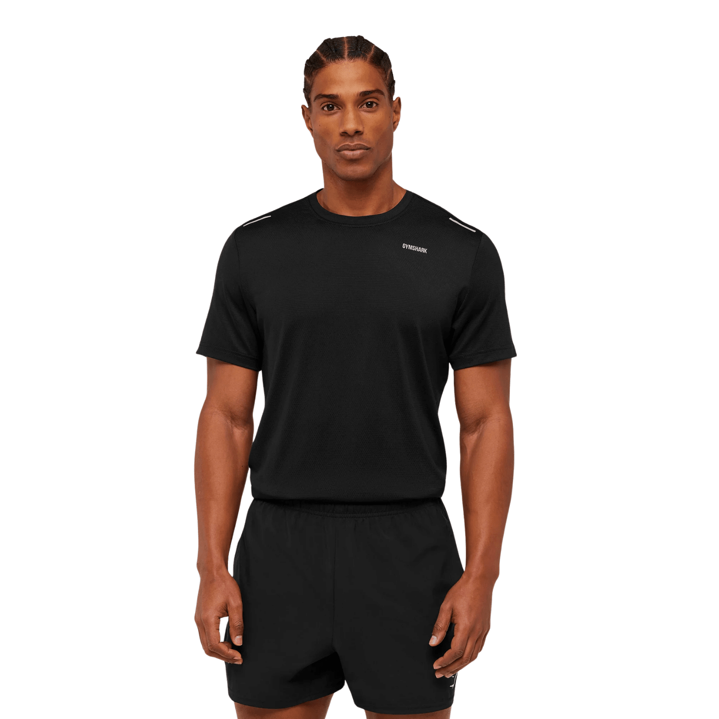 GYMSHARK Built For More T - Shirt slim fit GS Black