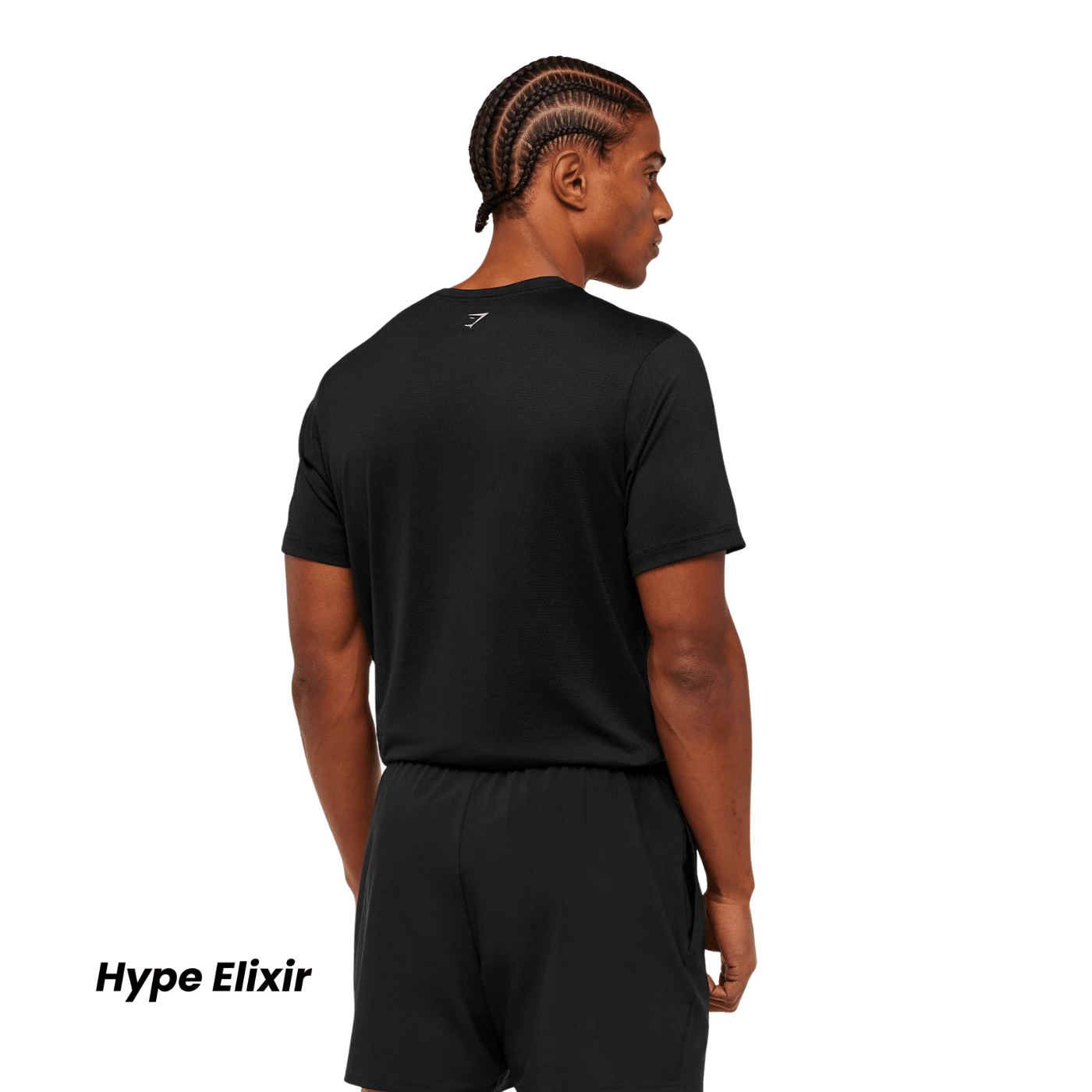 GYMSHARK Built For More T - Shirt slim fit GS Black