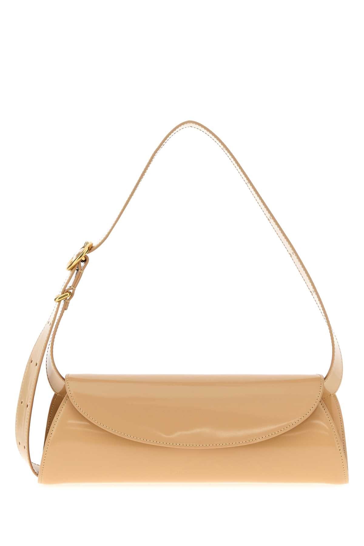 Jil Sander Cannolo Shoulder Bag — Beige