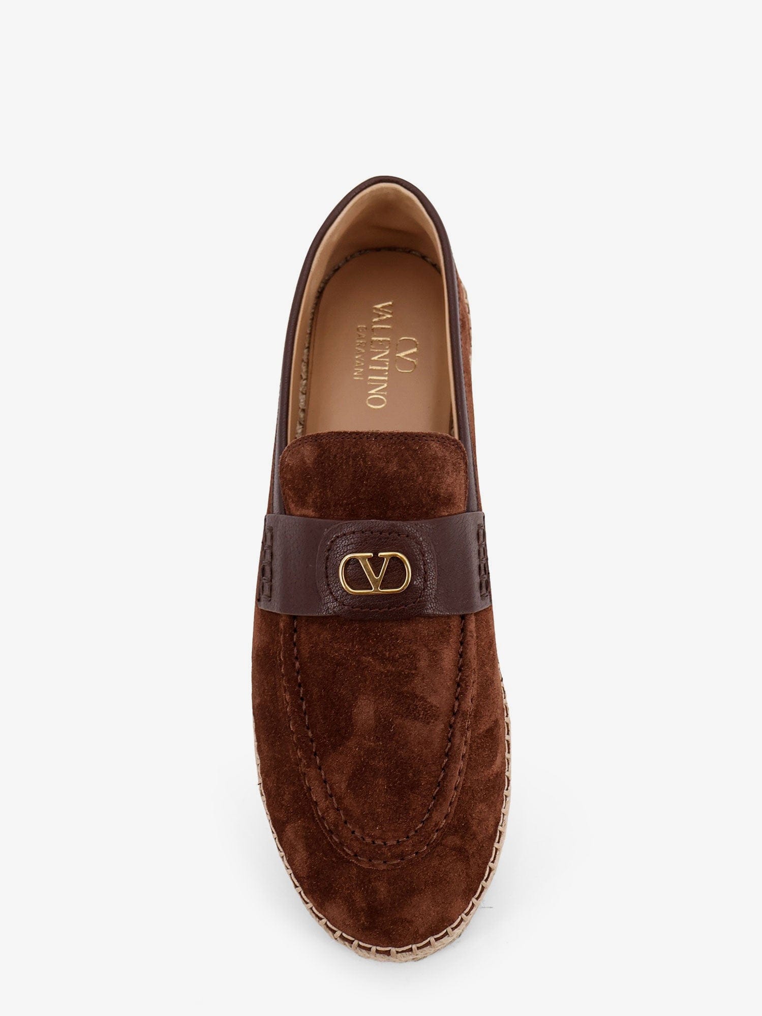 Valentino Garavani Suede espadrilles with VLogo Signature