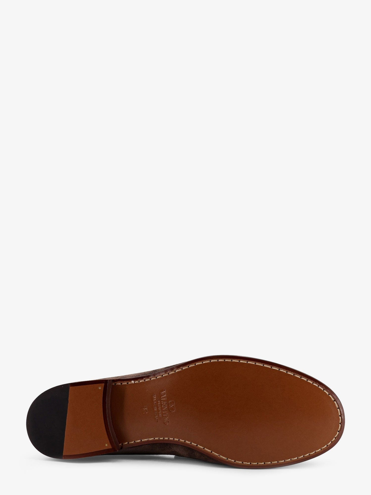 Valentino Garavani Suede loafers with metal VLogo Signature
