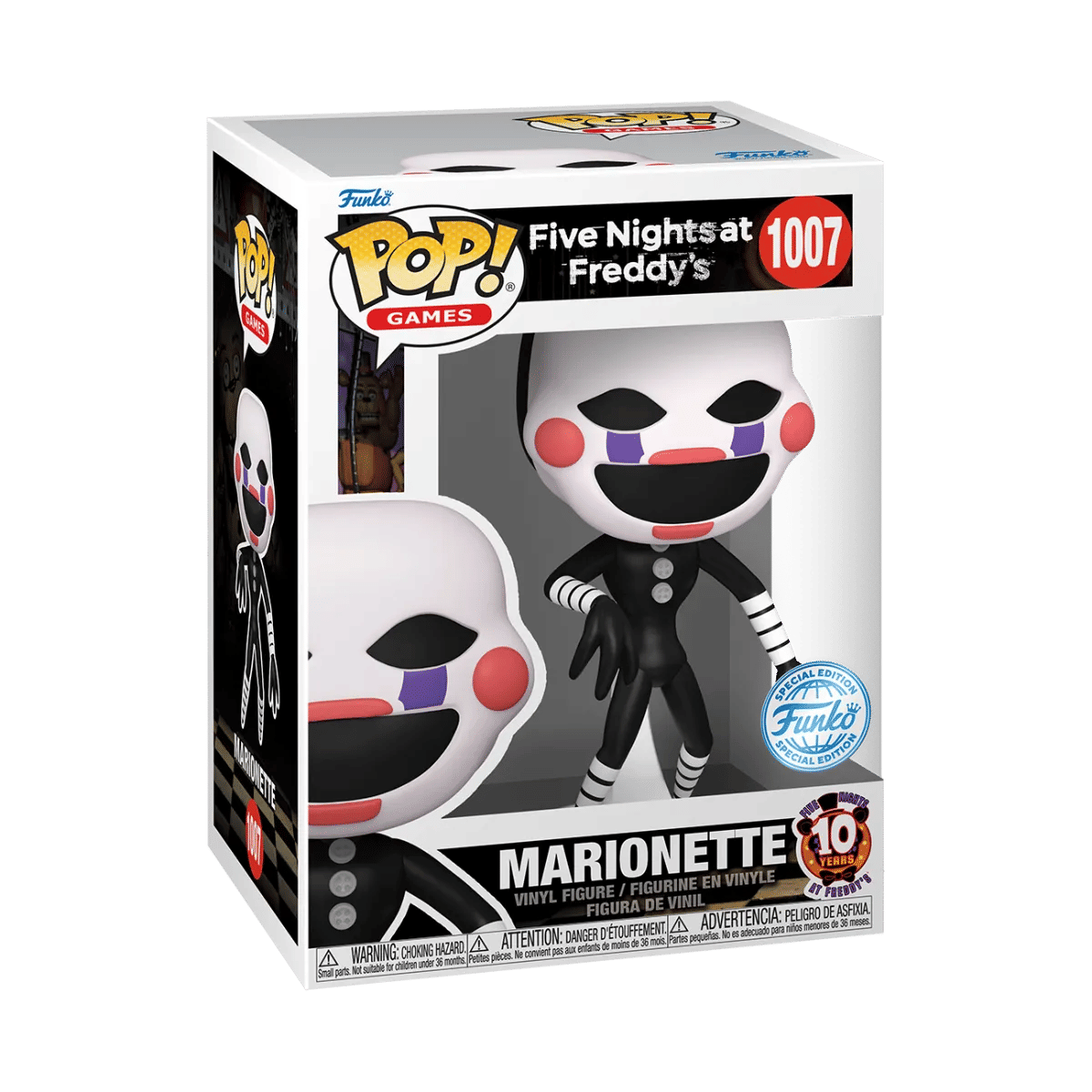 Funko Five Nights at Freddy's: 10th Anniversary - Marionette US Exclusive Pop! Vinyl [RS]