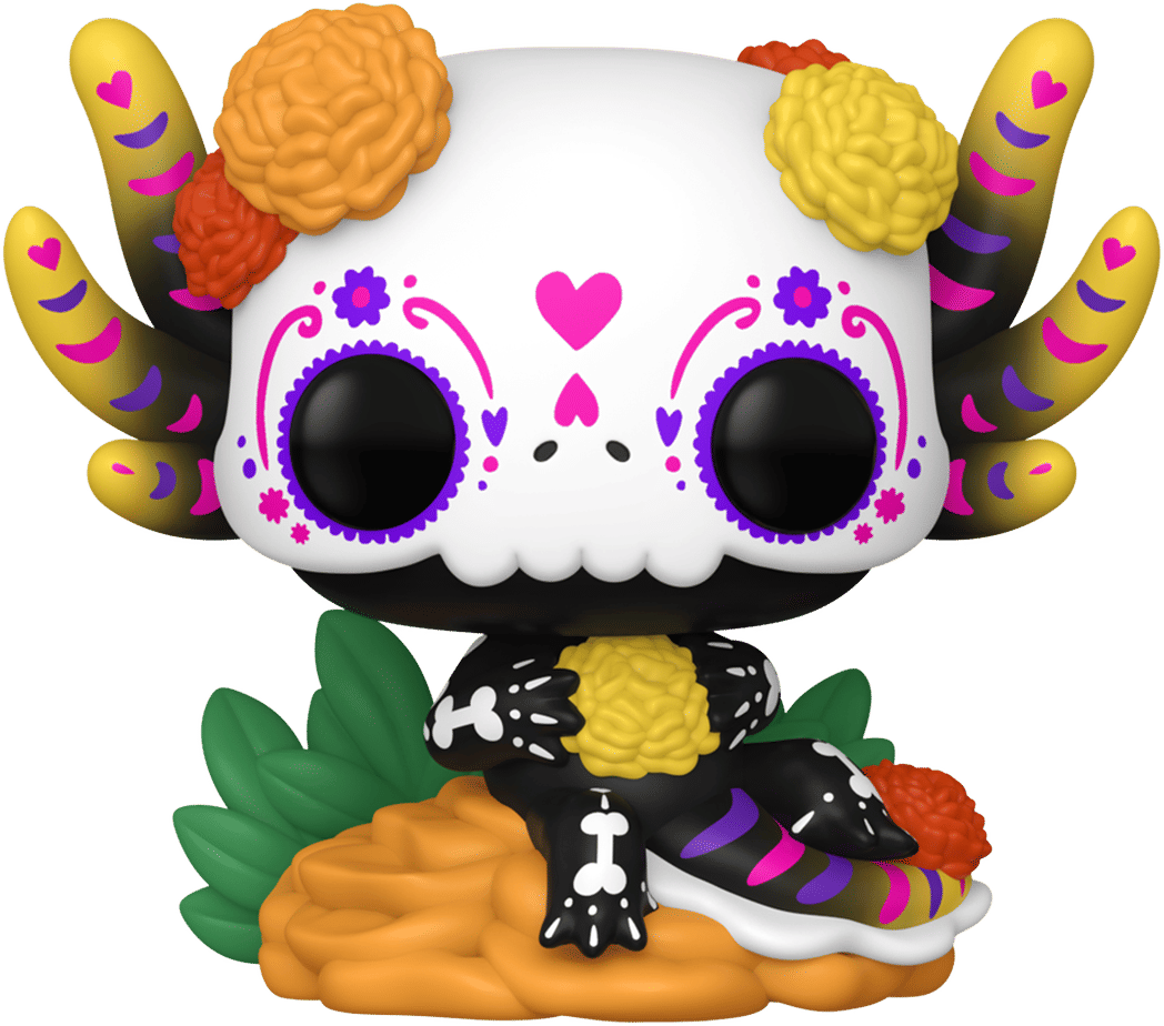 Funko Dia de Los Muertos – Ajolote Exclusive Glow Pop! Vinyl [RS]