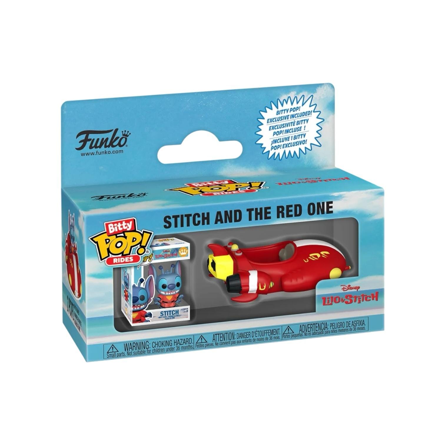 Funko Stitch and The Red One Funko Bitty Pop Ride - Lilo and Stitch