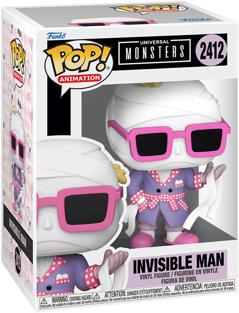 Funko Universal Monsters - Invisible Man (Retro Anime) (with chase) Pop! Vinyl