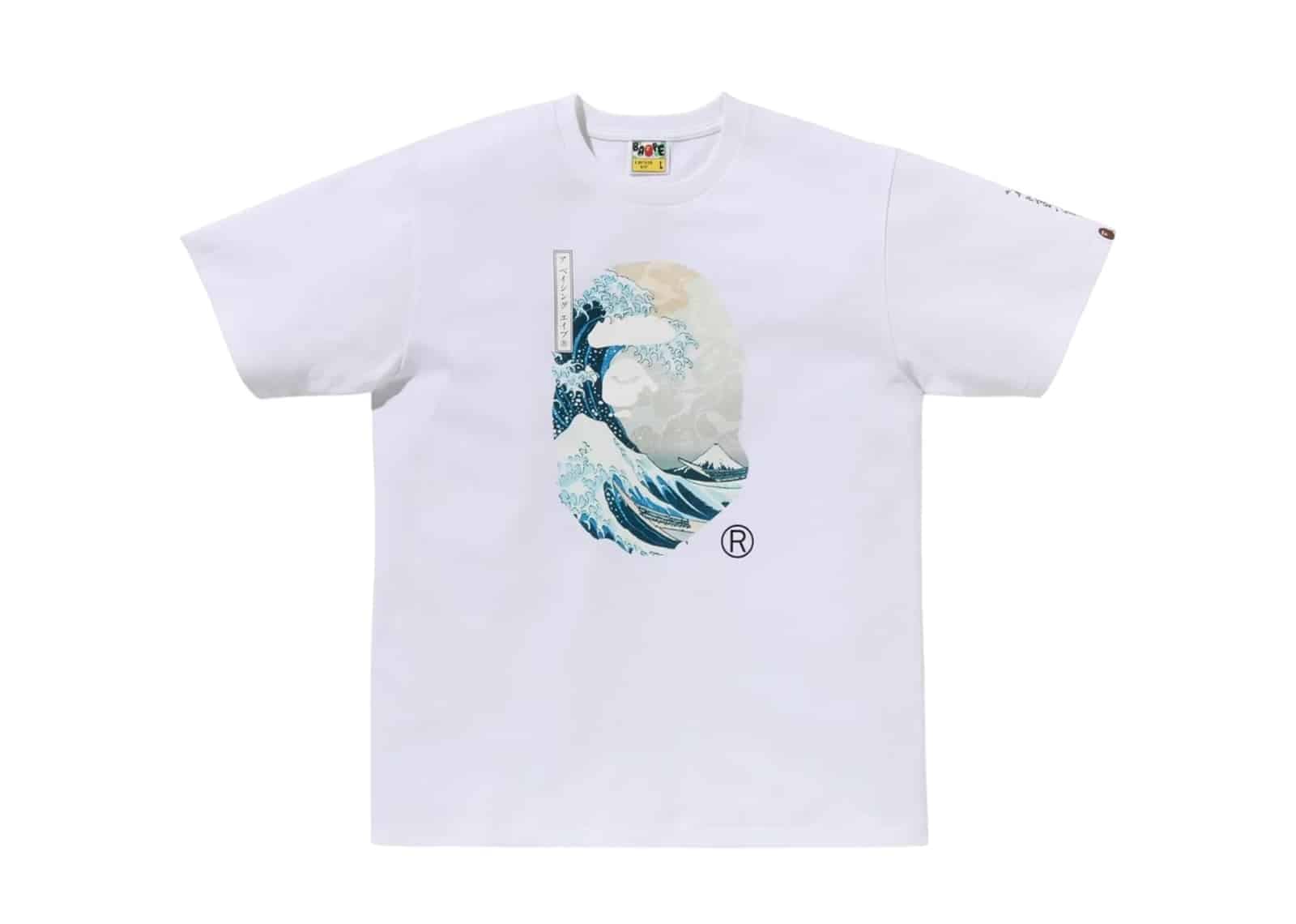 BAPE x Ukiyo - E Ape Head I T-Shirt White