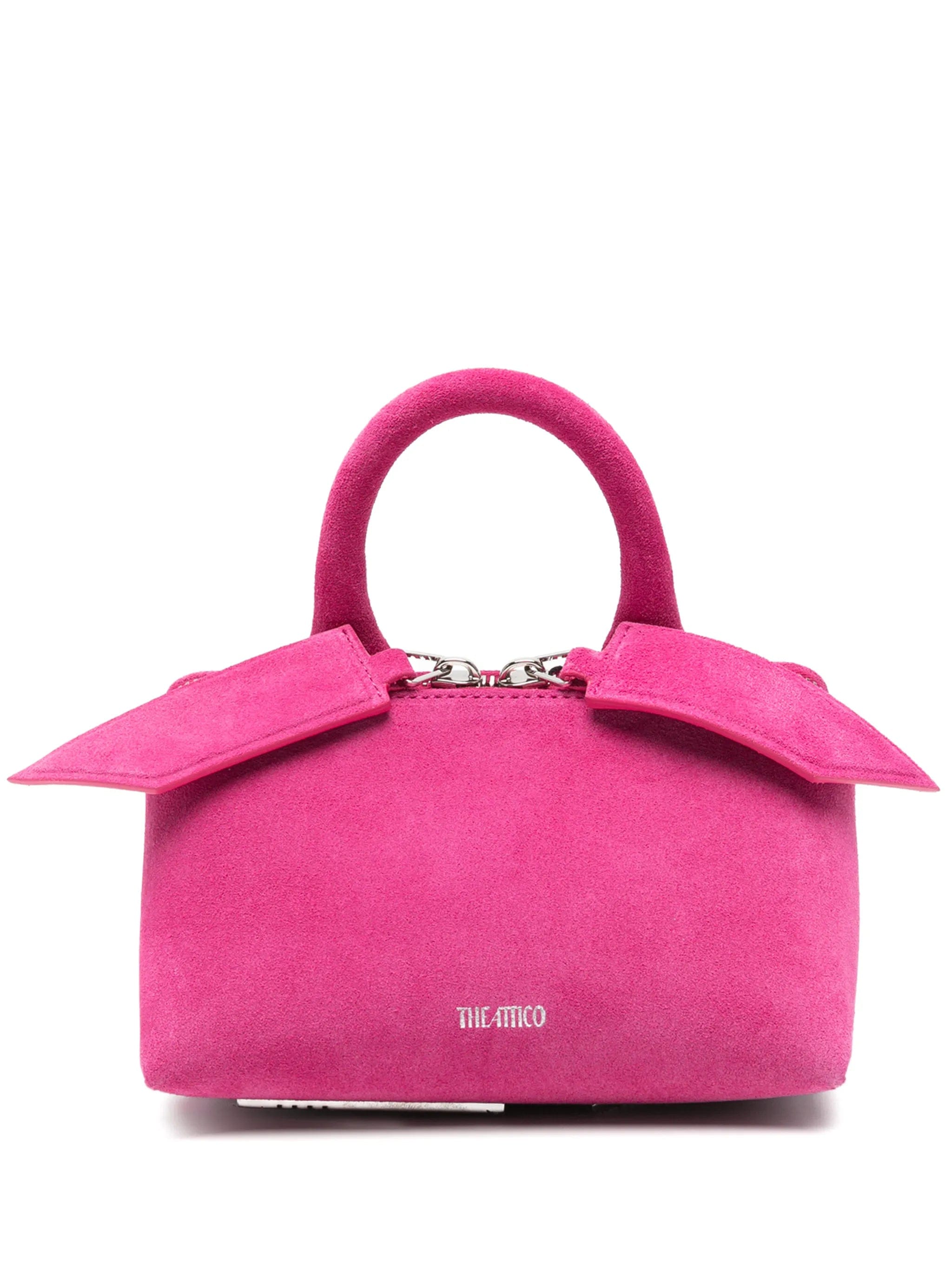 The Attico mini Friday suede top - handle tote bag