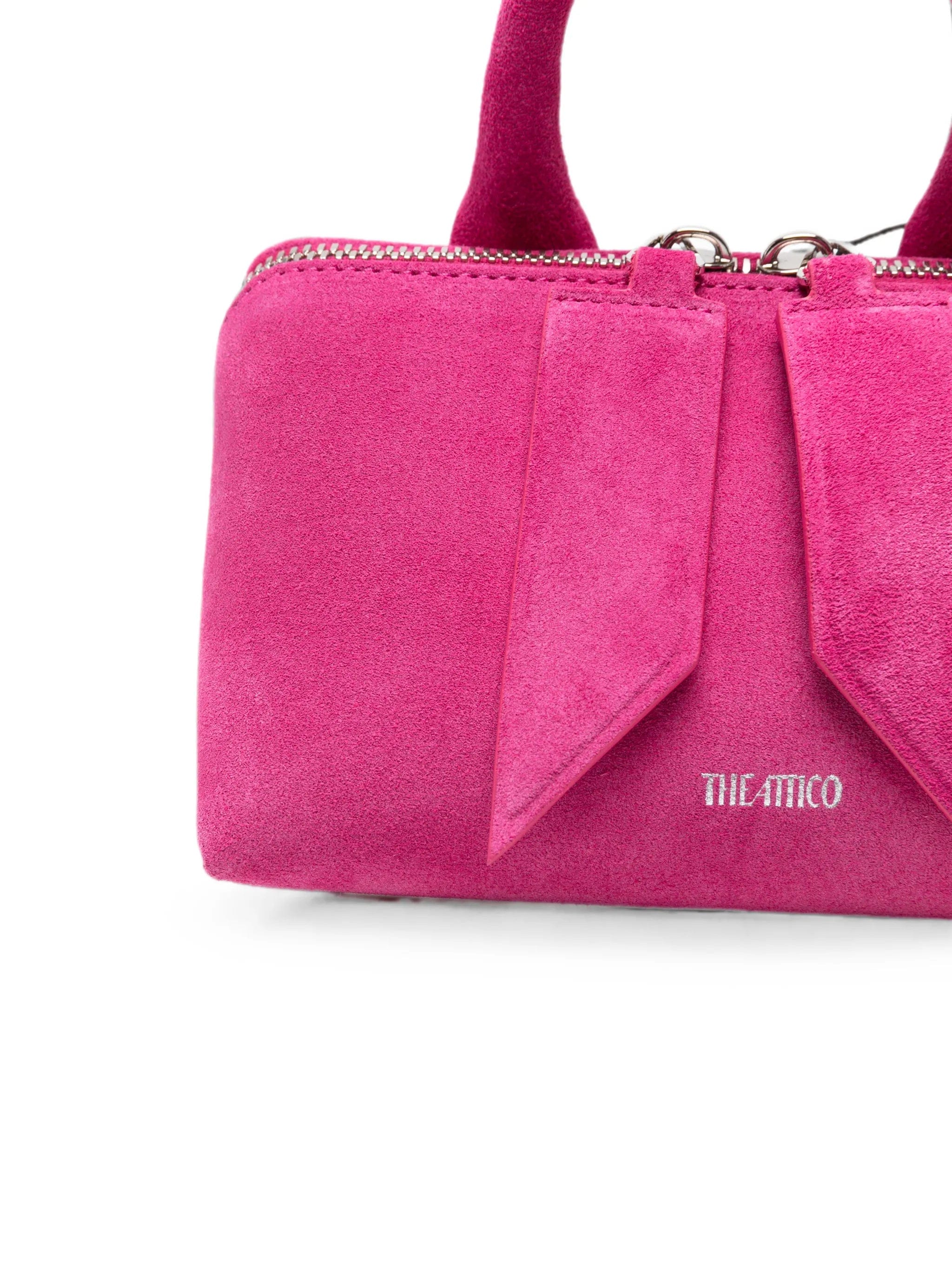 The Attico mini Friday suede top - handle tote bag