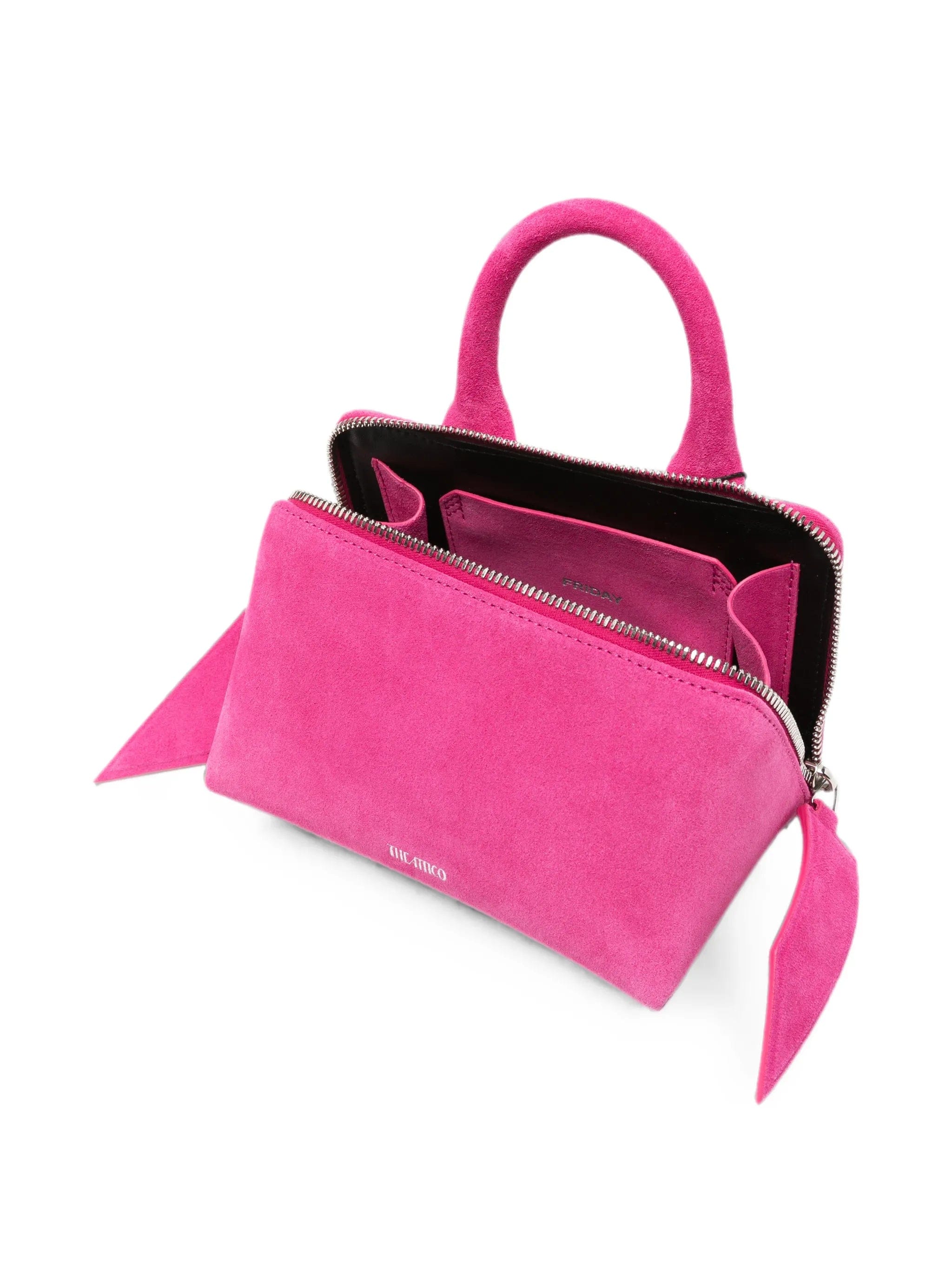 The Attico mini Friday suede top - handle tote bag