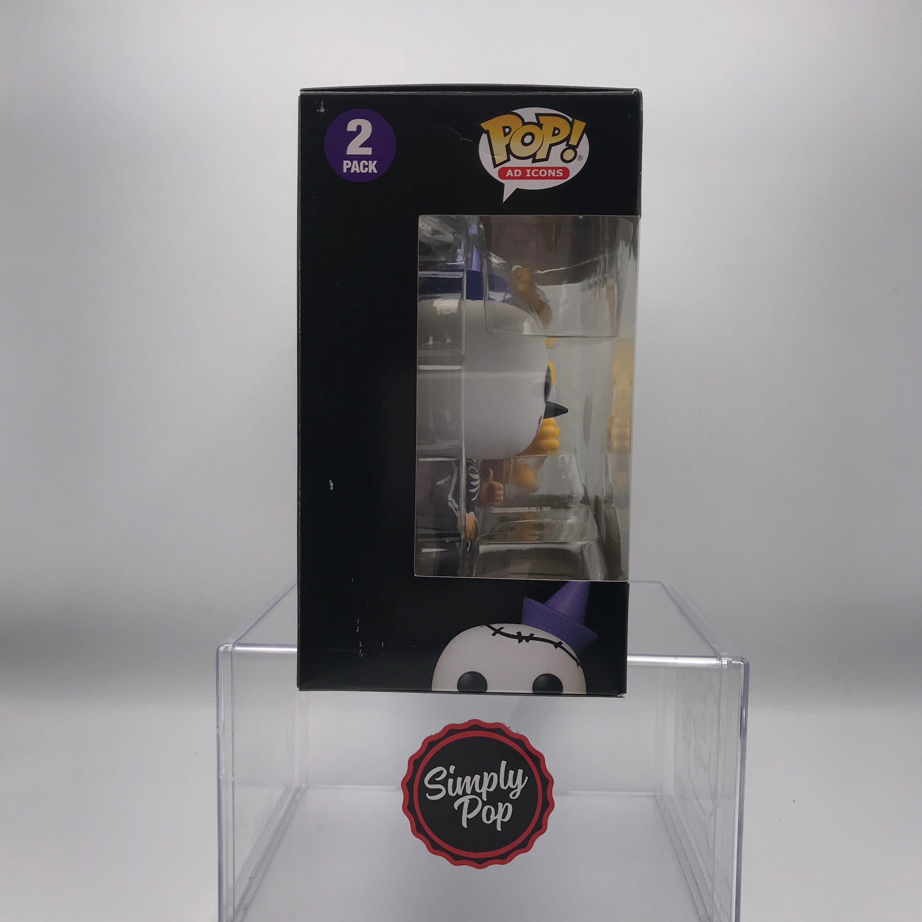 Funko Pop Ad Icons Skeleton Jack & Monster Taco 2 - pack Shop Exclusive Jack In The Box Special Edition