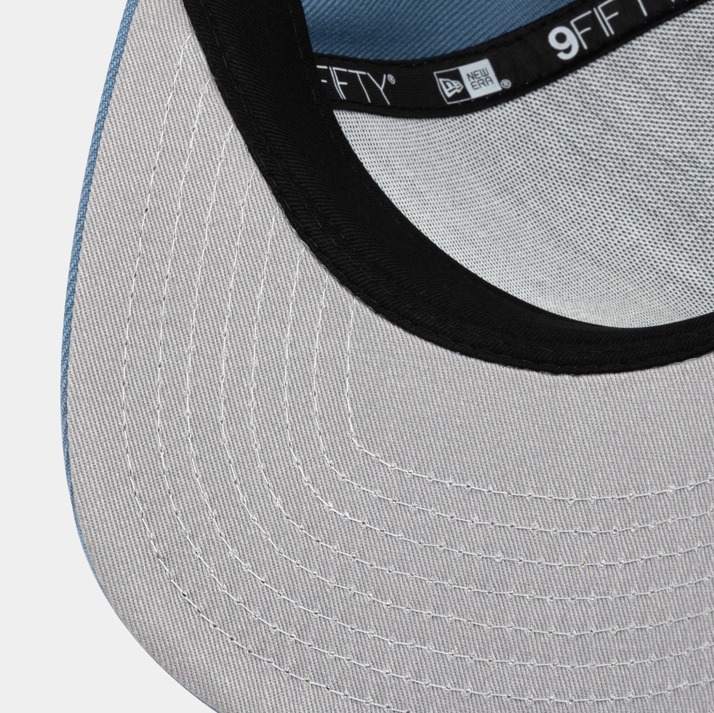 NEW ERA Shoe Palace Exclusive Los Angeles Dodgers City 950AF Snapback Mens Hat (Light Blue/Chrome)