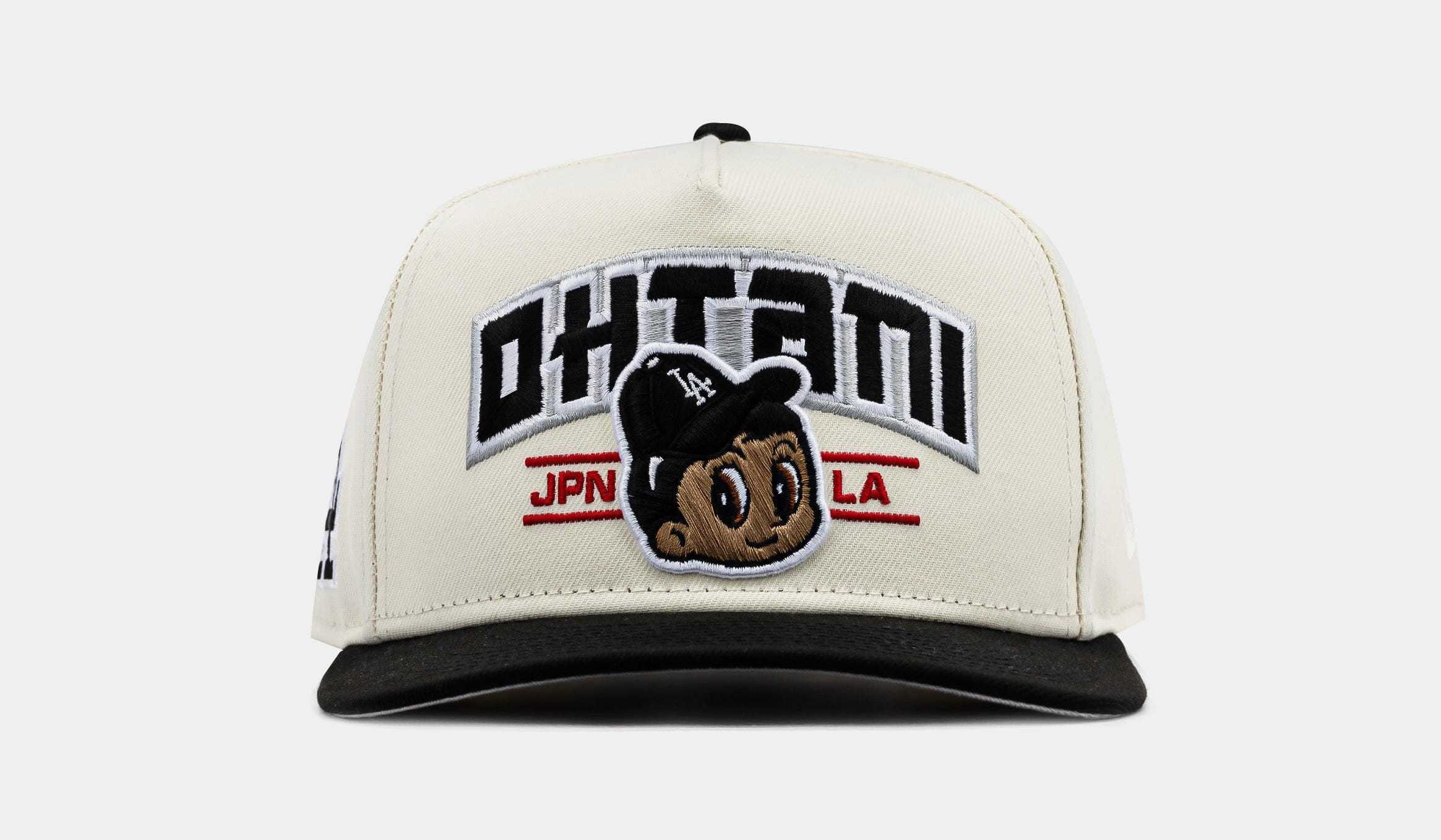 NEW ERA Shoe Palace Exclusive Los Angeles Dodgers Ohtani 950AF Snapback Mens Hat (Beige/Black)