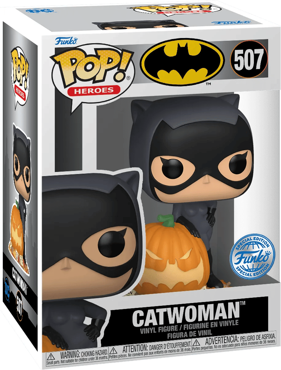 Funko DC Comics - Catwoman with Pumpkin US Exclusive Pop! Vinyl [RS]