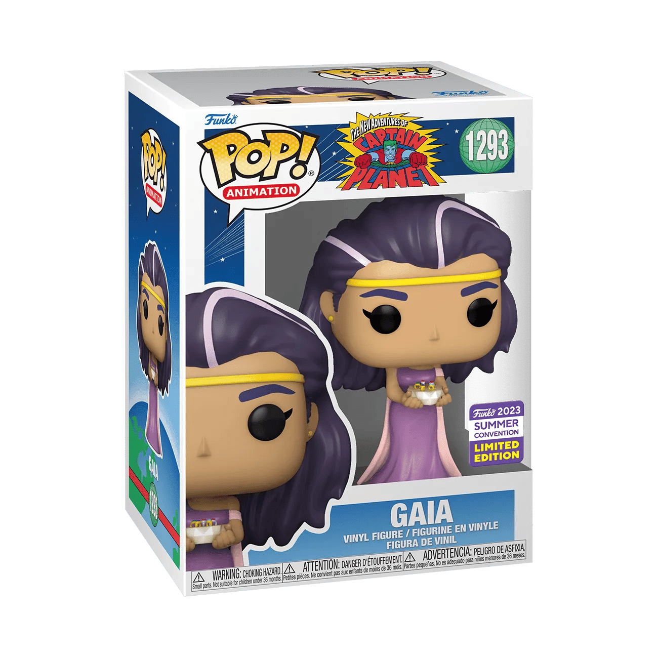 Funko Captain Planet - Gaia SDCC 2023 US Exclusive Pop! Vinyl [RS]