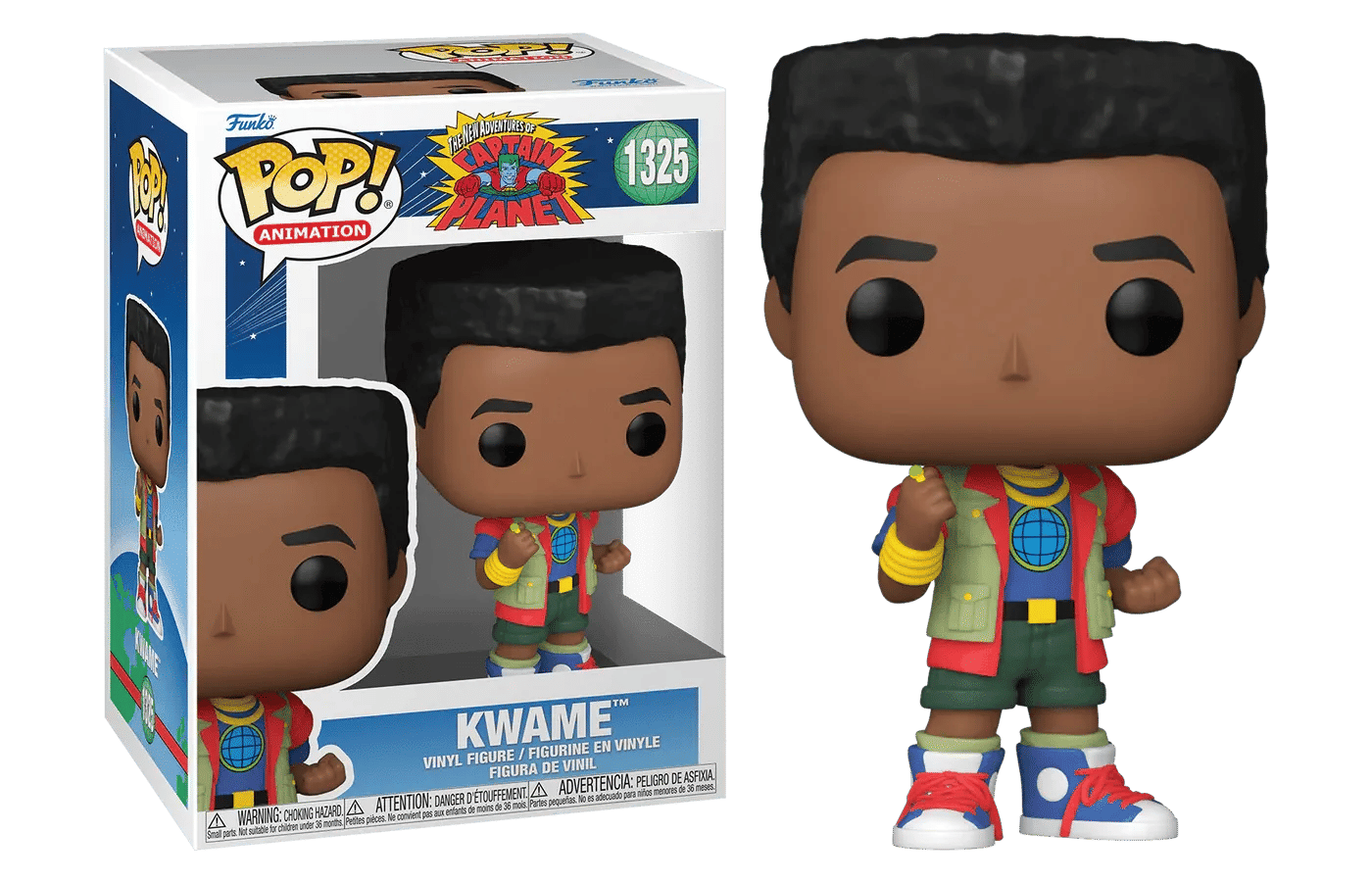 Funko Captain Planet - Kwame Pop! Vinyl