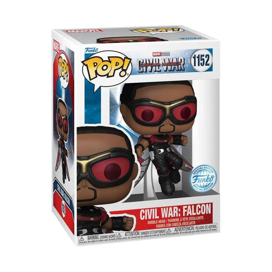 Funko Captain America: Civil War - Falcon US Exclusive Build - A - Scene Pop! Vinyl [RS]