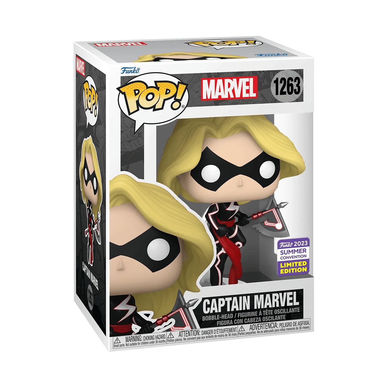 Funko Captain Marvel - Captain Marvel with Axe SDCC 2023 US Exclusive Pop! Vinyl [RS]
