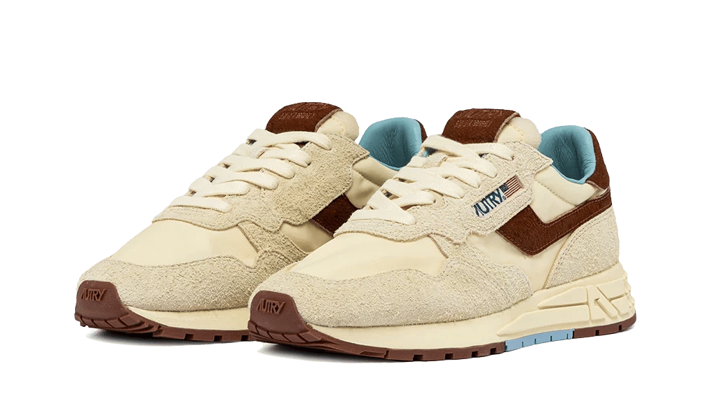 AUTRY Reelwind Low Suede Nylon Pony Rutabaga Br
