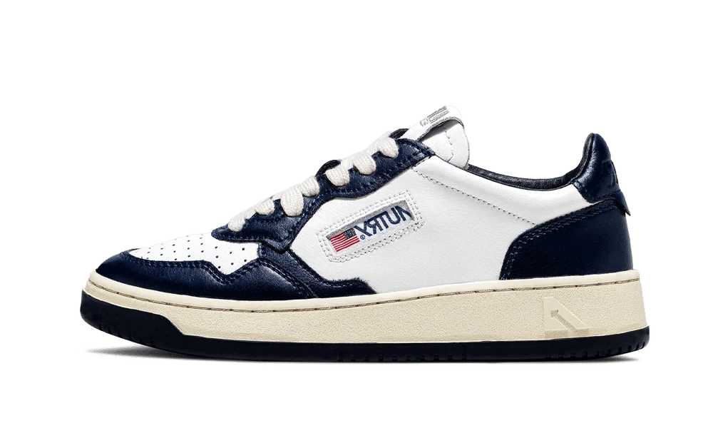 AUTRY Medalist Low White Blue