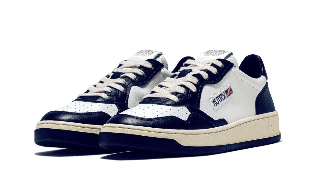 AUTRY Medalist Low White Blue