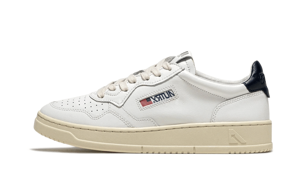 AUTRY Medalist Low Leather Leather White Space