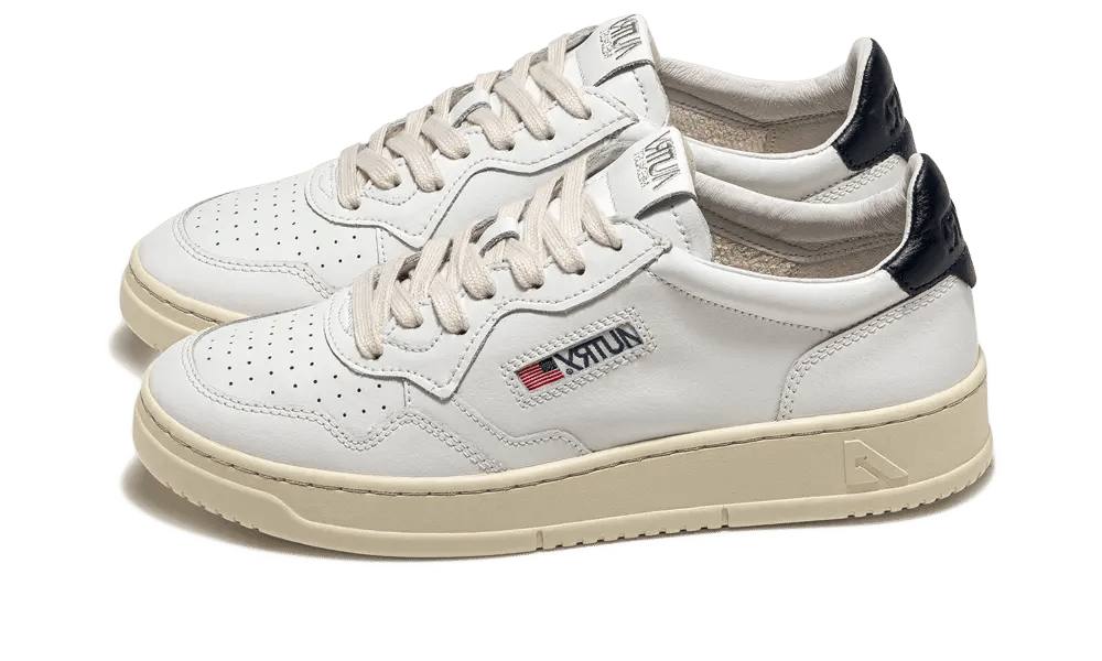 AUTRY Medalist Low Leather Leather White Space