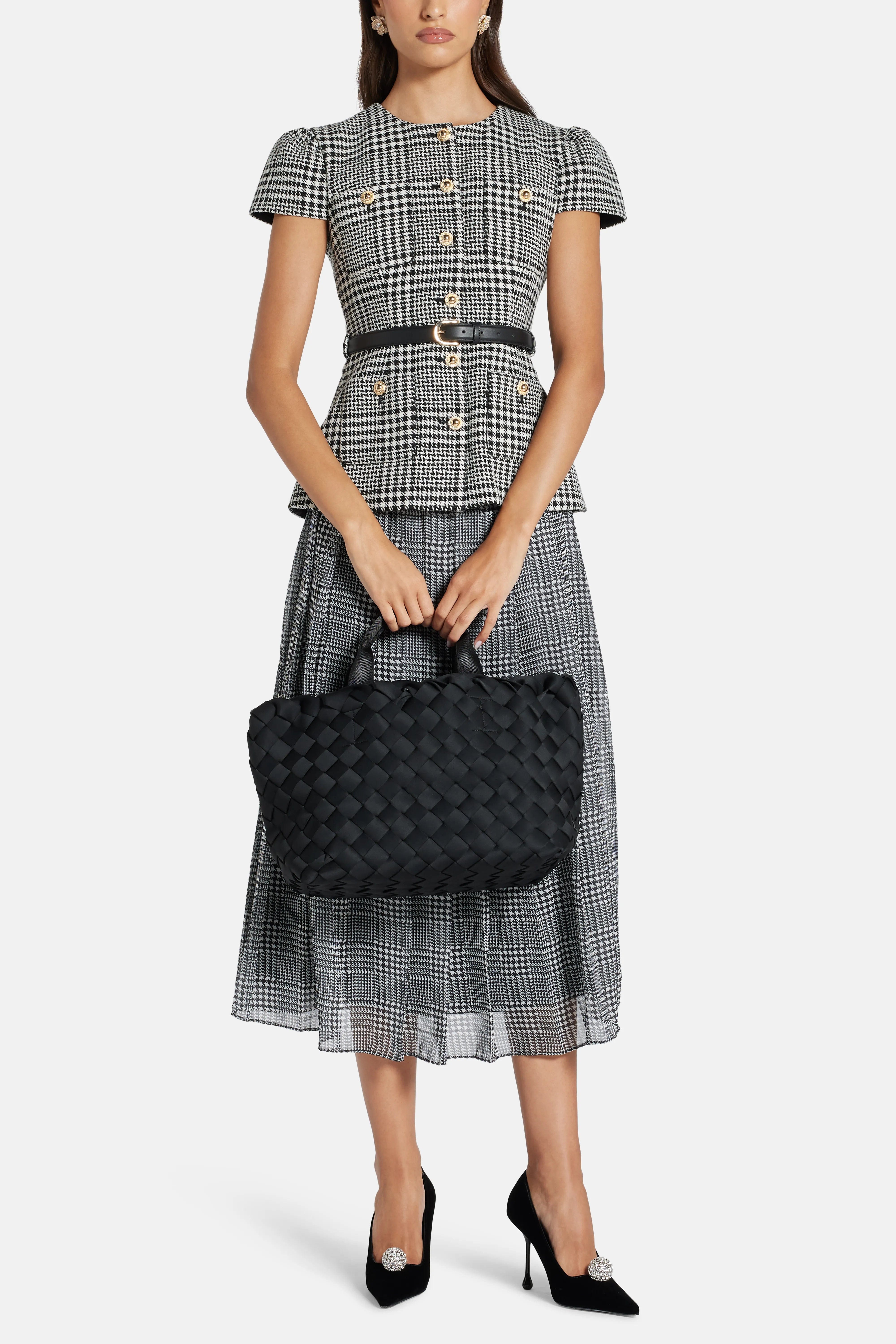 Naghedi Tangier Medium Tote Bag in Black