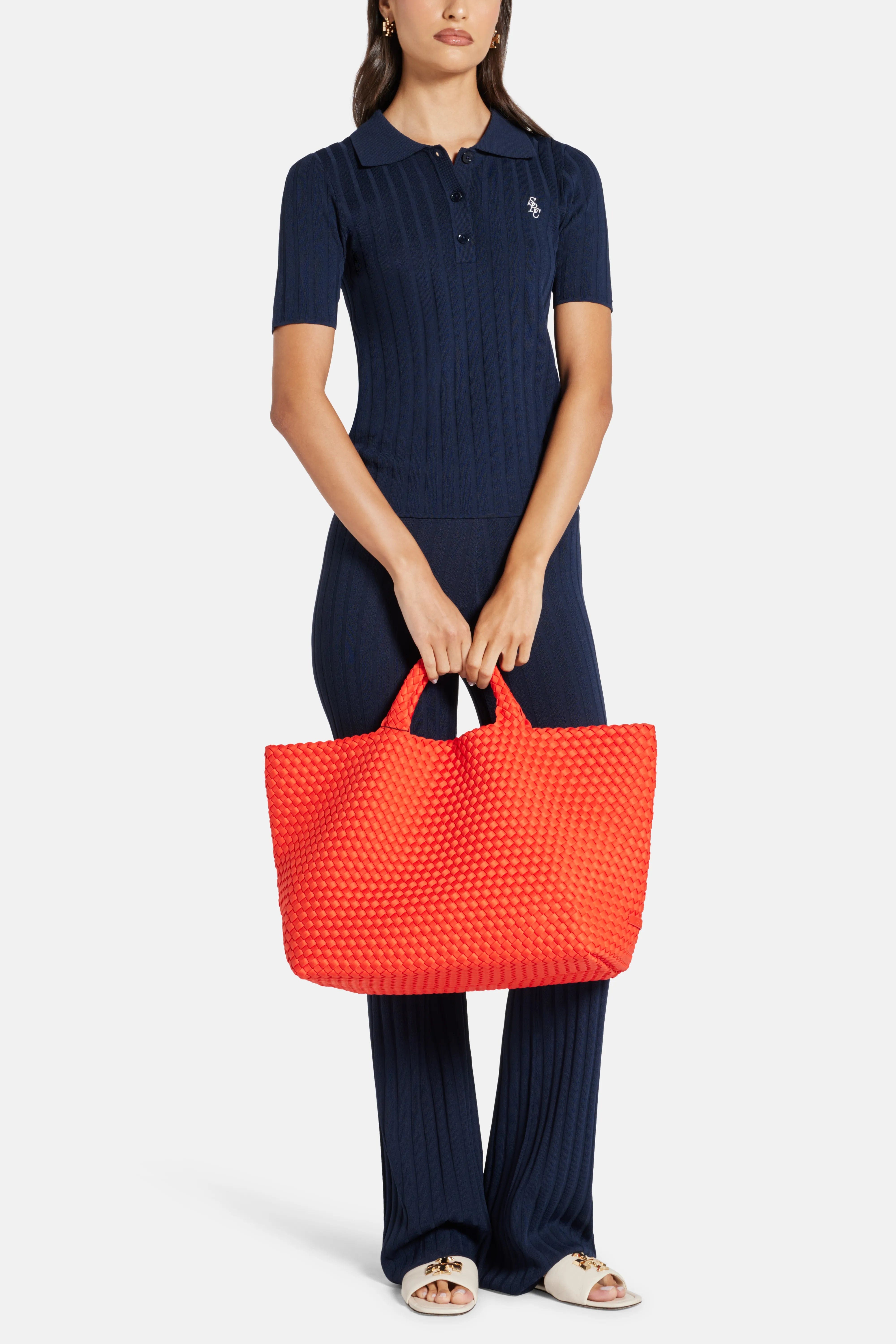 Naghedi St Barths Large Tote Bag in Red