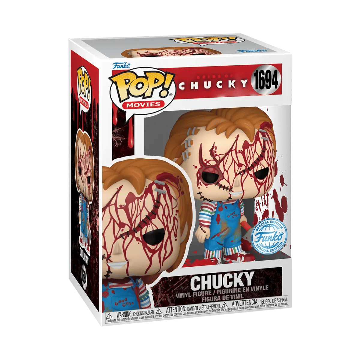 Funko Bride of Chucky - Chucky (Battle Damaged) Pop! Vinyl [RS]