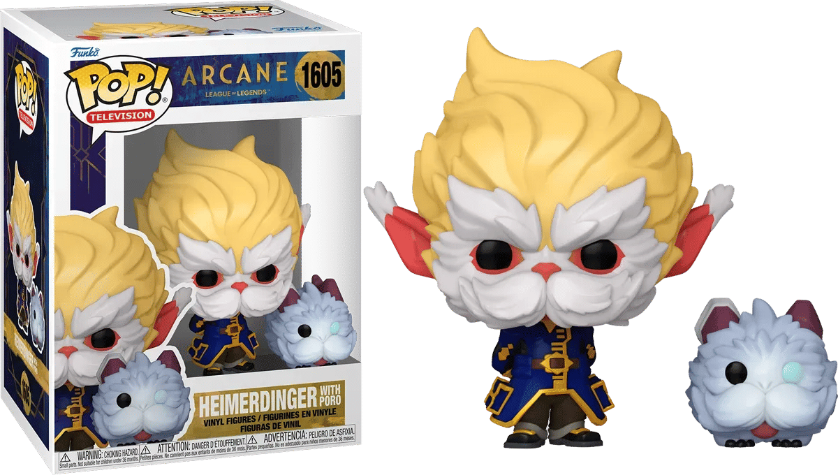 Funko Arcane: League of Legends (TV) - Heimerdinger with Poro Pop! Vinyl