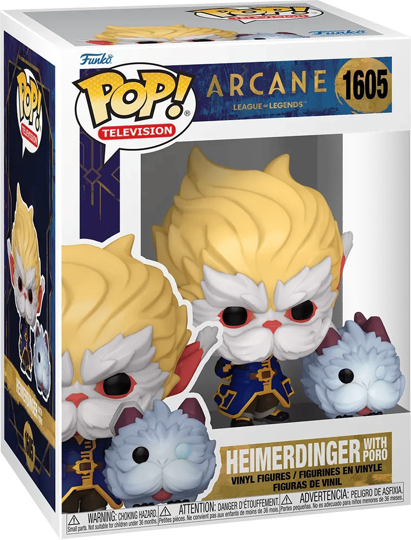 Funko Arcane: League of Legends (TV) - Heimerdinger with Poro Pop! Vinyl