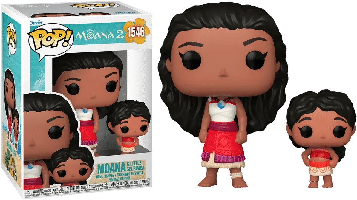 Funko Moana 2 - Moana & Little Sis Simea Pop! Vinyl