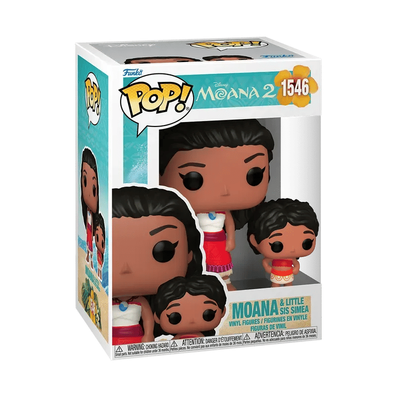 Funko Moana 2 - Moana & Little Sis Simea Pop! Vinyl