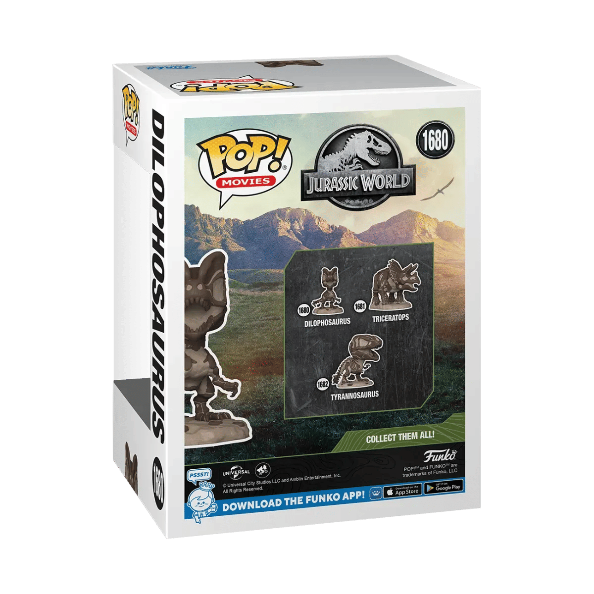 Funko Jurassic World - Dilophosaurus Fossil Pop! Vinyl
