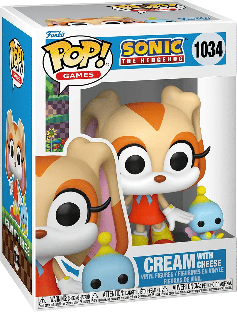 Funko Sonic the Hedgehog - Cream with Cheese Pop! Vinyl