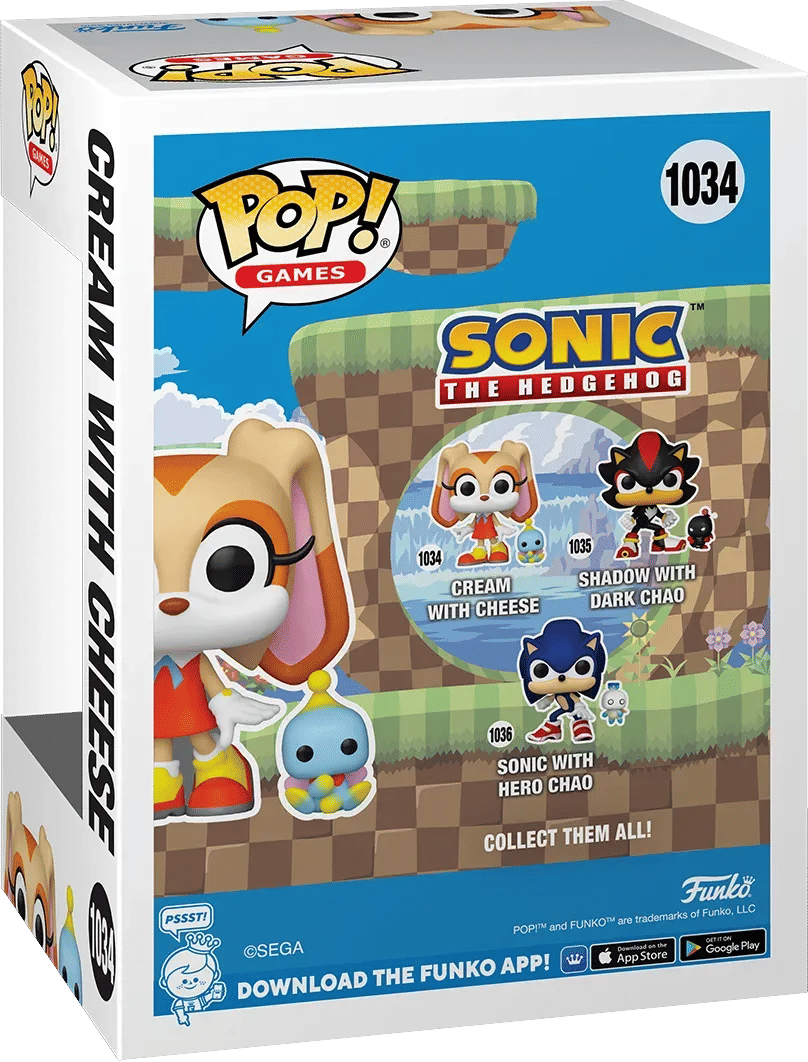 Funko Sonic the Hedgehog - Cream with Cheese Pop! Vinyl