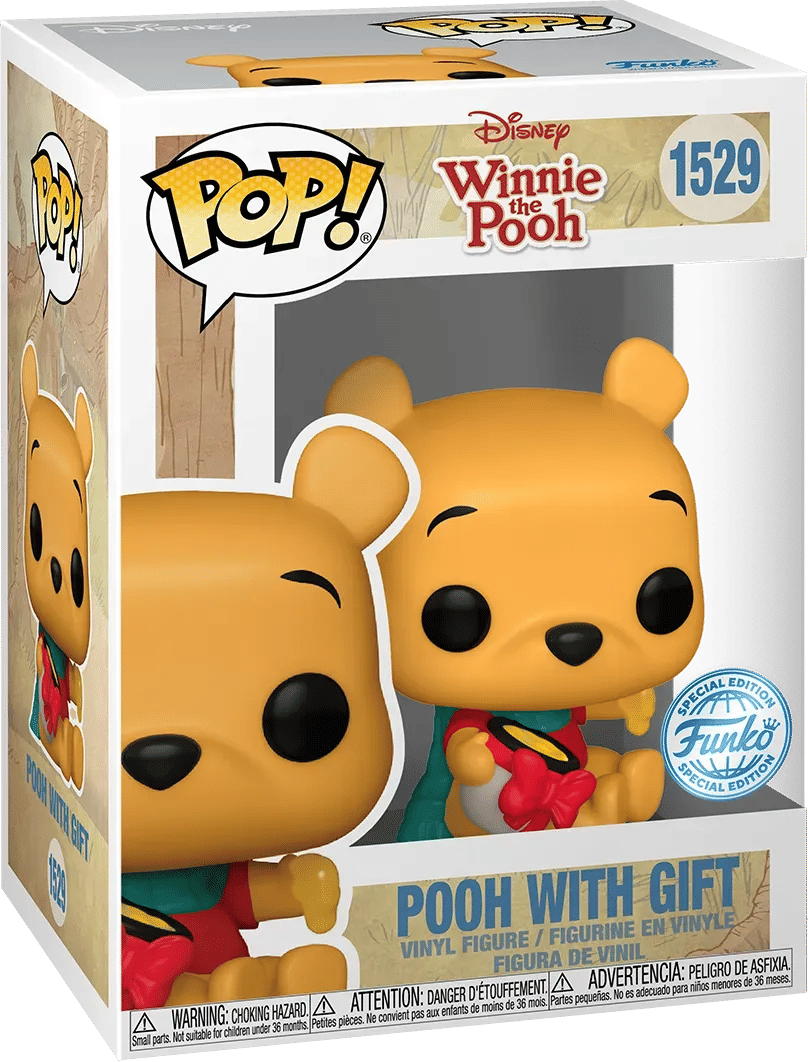 Funko Winnie the Pooh - Pooh with gift US Exclusive Pop! Vinyl [RS]