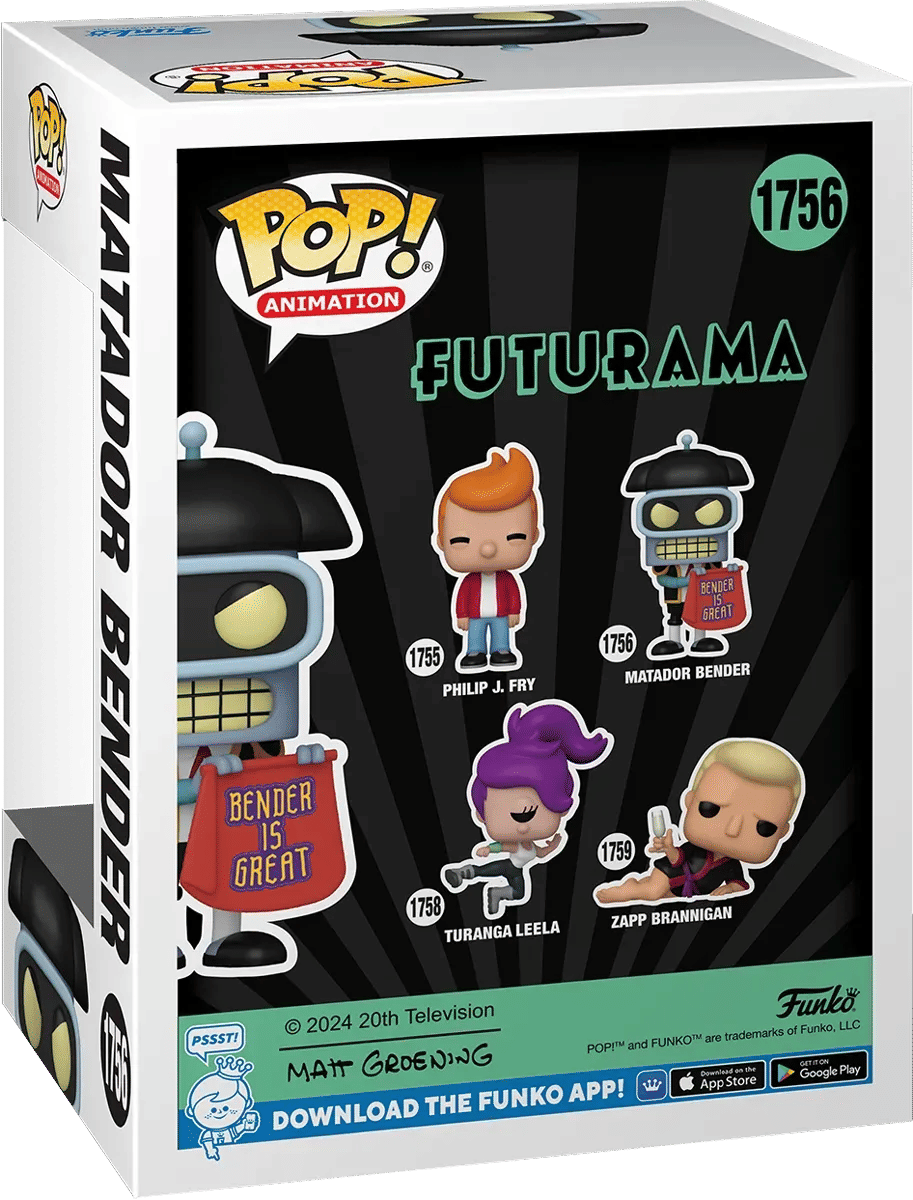 Funko Futurama - Matador Bender Pop! Vinyl