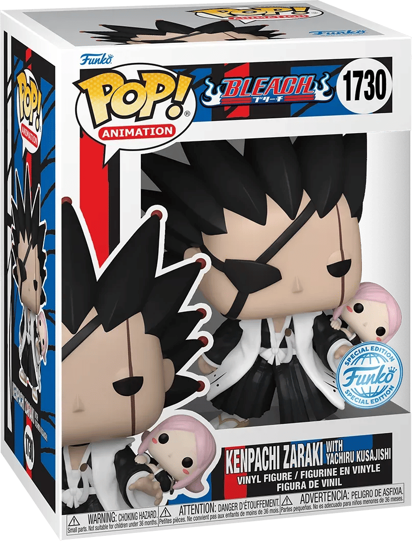 Funko Bleach - Kenpachi Zaraki with Yachiru Kusajishi US Exclusive Pop! Vinyl [RS]