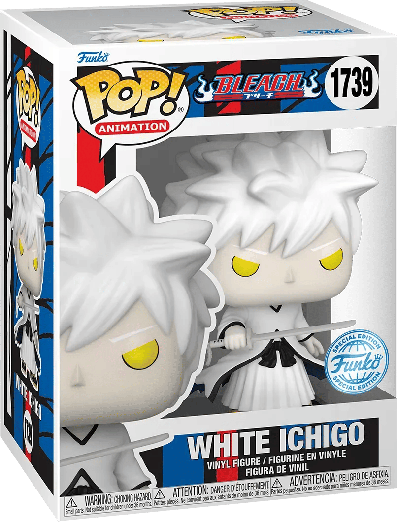 Funko Bleach - White Ichigo US Exclusive Pop! Vinyl [RS]