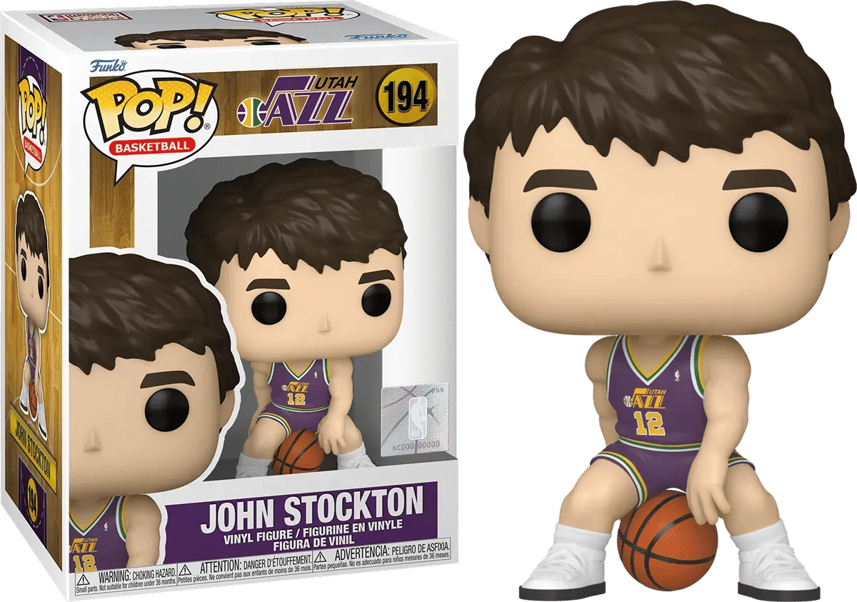 Funko NBA Legends: Jazz - John Stockton (Rookie) Pop! Vinyl