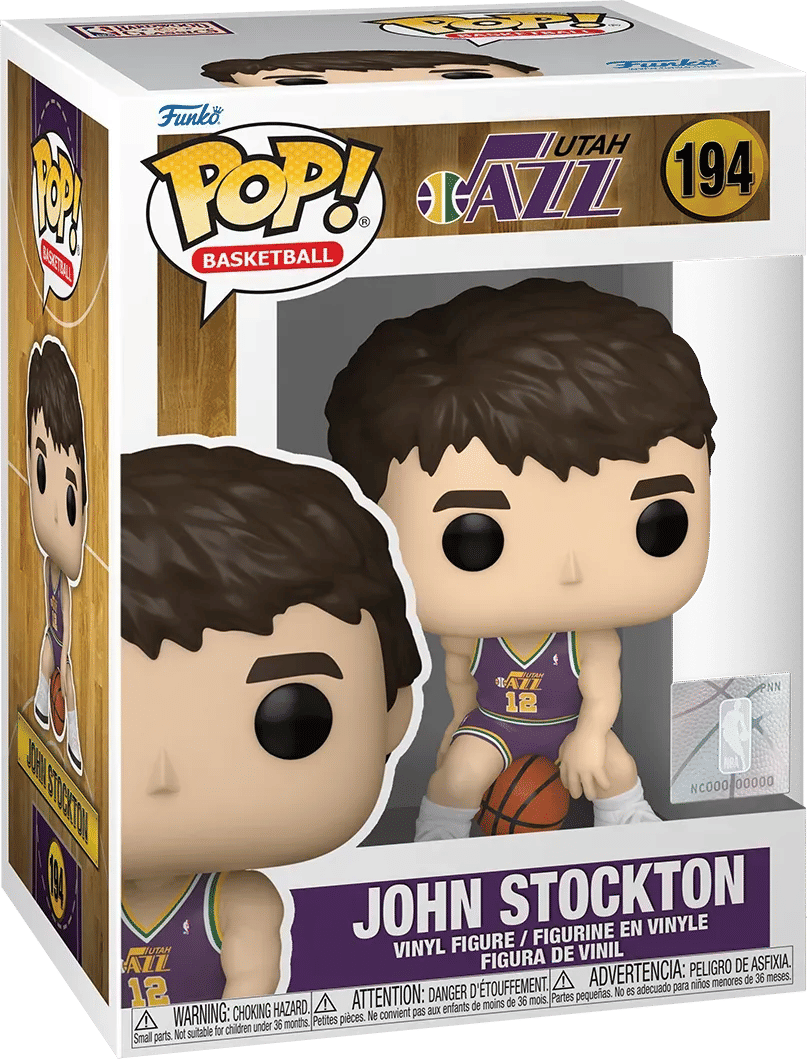 Funko NBA Legends: Jazz - John Stockton (Rookie) Pop! Vinyl