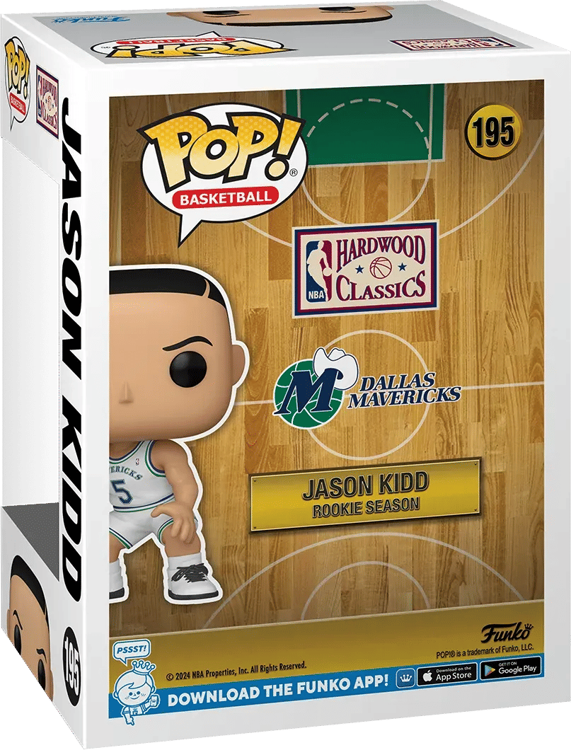Funko NBA Legends: Mavs - Jason Kidd (Rookie) Pop! Vinyl