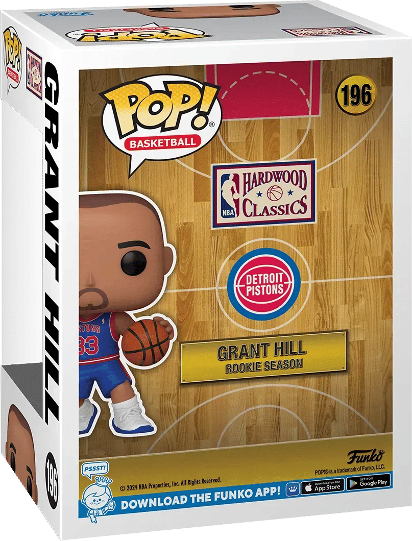 Funko NBA Legends: Pistons - Grant Hill (Rookie) Pop! Vinyl