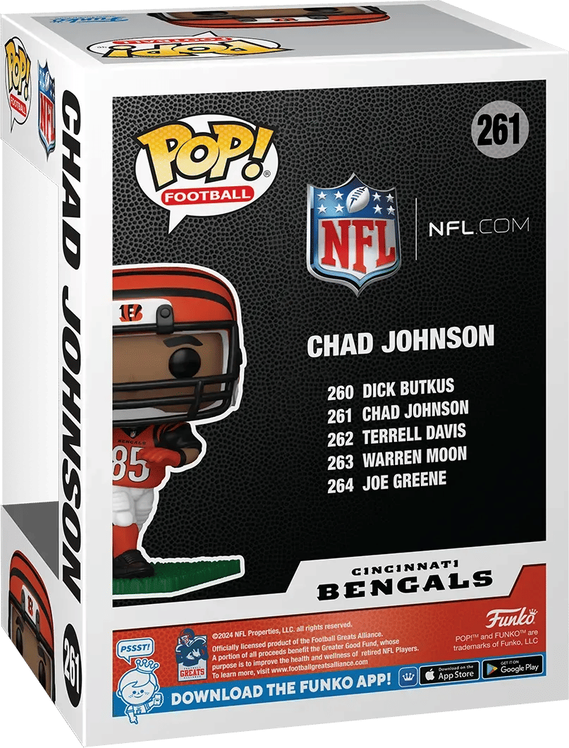 Funko NFL: Bengals - Chad Johnson Pop! Vinyl