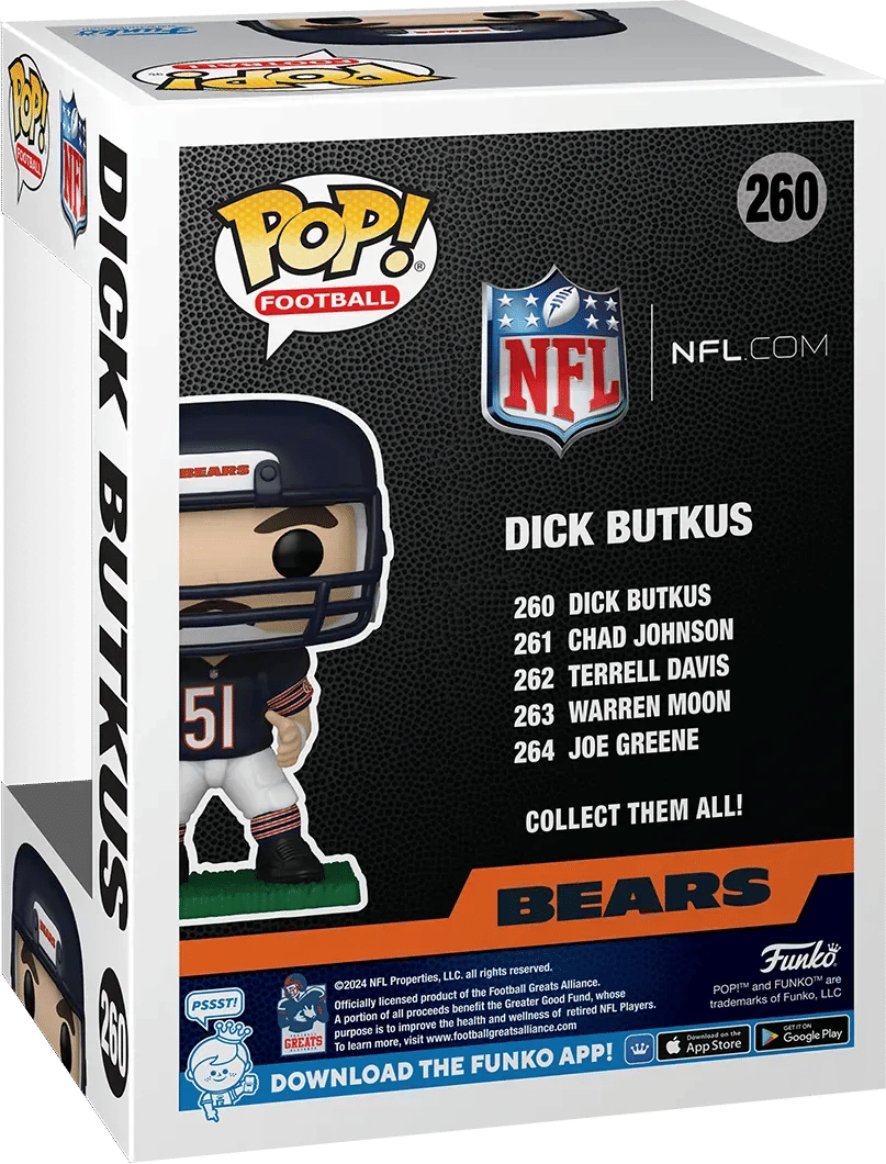 Funko NFL: Bears - Dick Butkus Pop! Vinyl