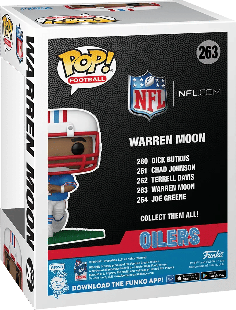 Funko NFL: Oilers - Warren Moon Pop! Vinyl
